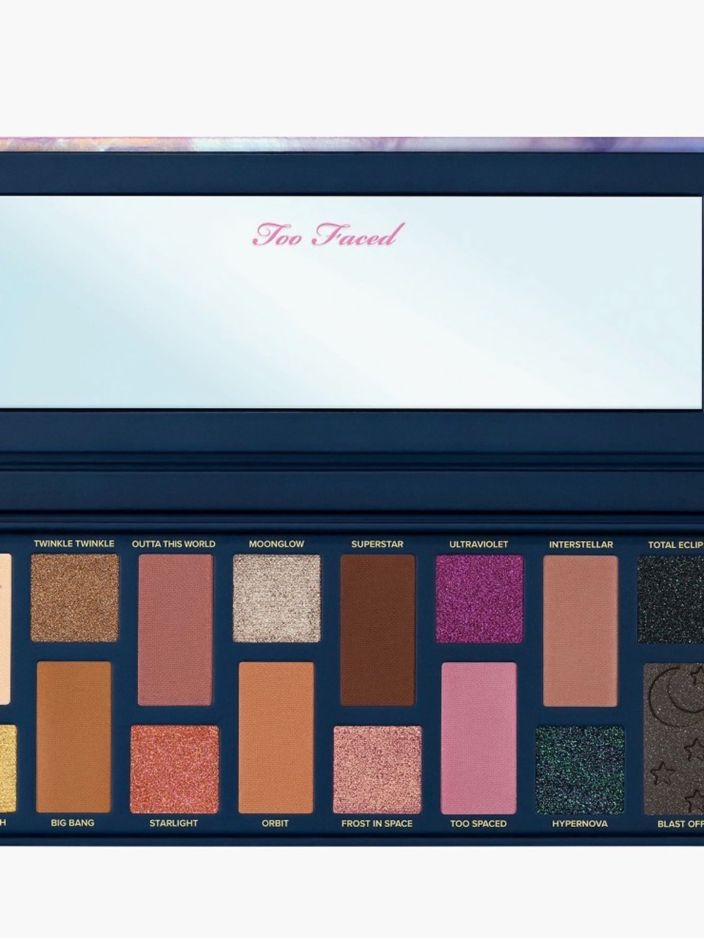 Too Faced Cosmic Crush Eyeshadow Palette — Pink, Gold, Bronze, Copper